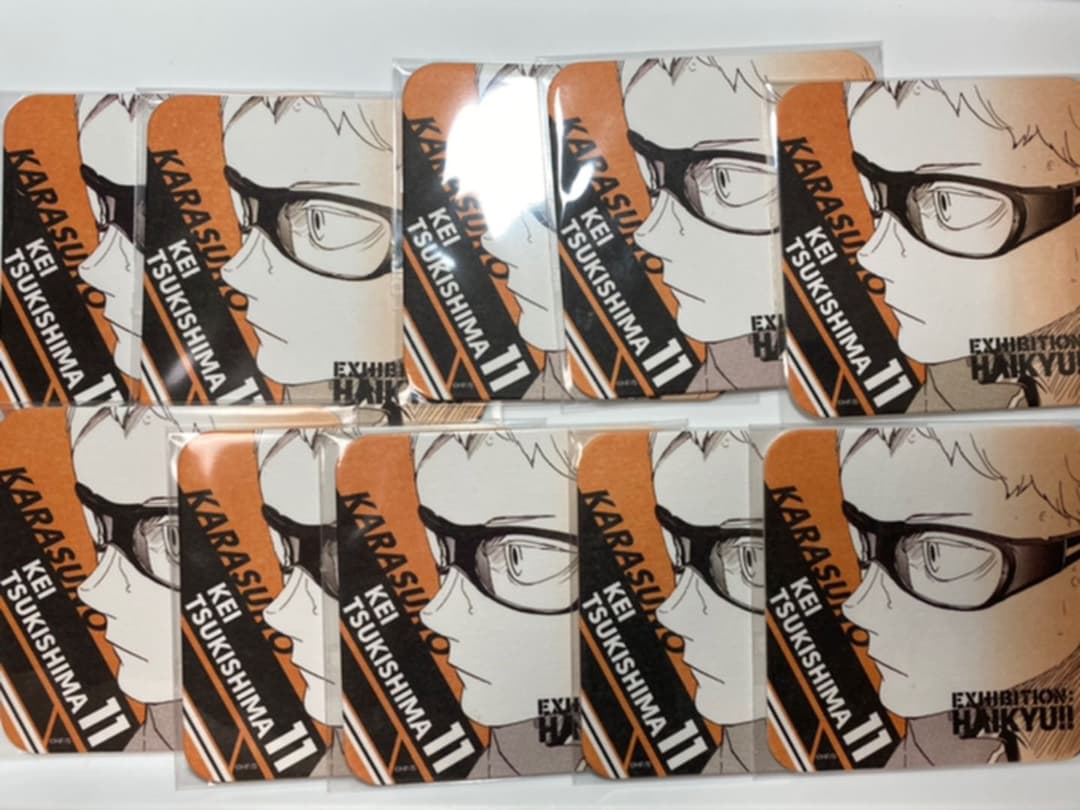 ハイキュー ハイキュー展 コースター 月島蛍 ハイキュー!!展FINAL アートコースター 月島蛍 影山飛雄 谷地仁花