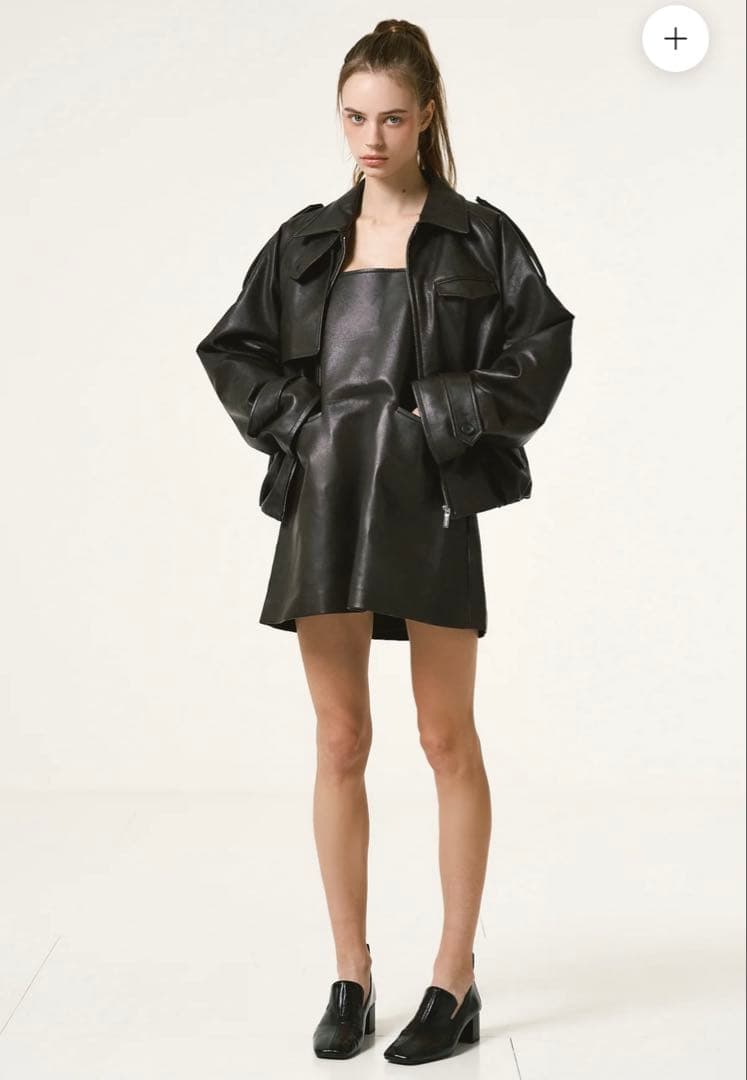 THE TOÉ BOND JACKET ダークブラウン レザージャケット M - メルカリ