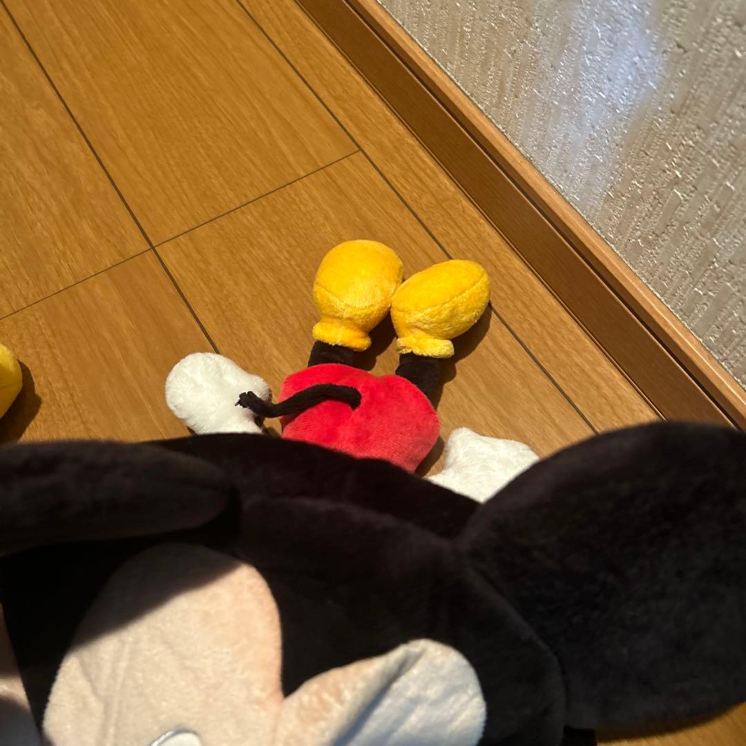 即日発送 ディズニー ミッキー ミニー ぬいぐるみ ファンキャップ ペア