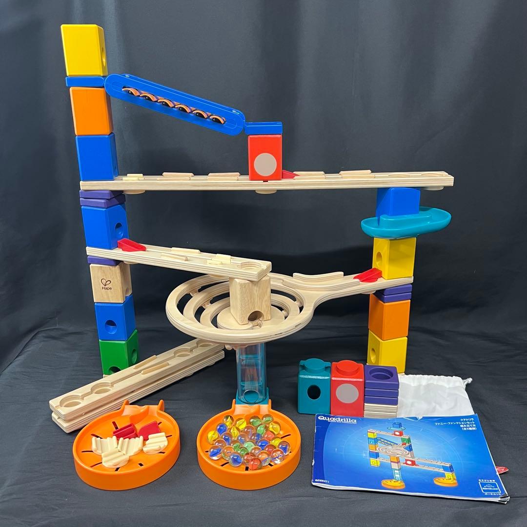 Hape クアドリラ　ファニー・ファンクションセット　ボーネルンド　ビー玉　鉄琴 ボーネルンド（Bornelund） クアドリラ ファニーファンクションセット