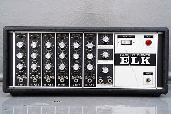 ELK エルク PA-101 SOLID STATE 6ch PAアンプ ELK (エルク) PA - 101 僕のPA アンプ ! ～出張ミニ ライブ 用