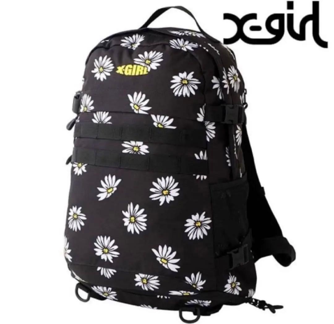 X-girl 限定 花柄リュック お値下げ検討コメ下さい - メルカリ