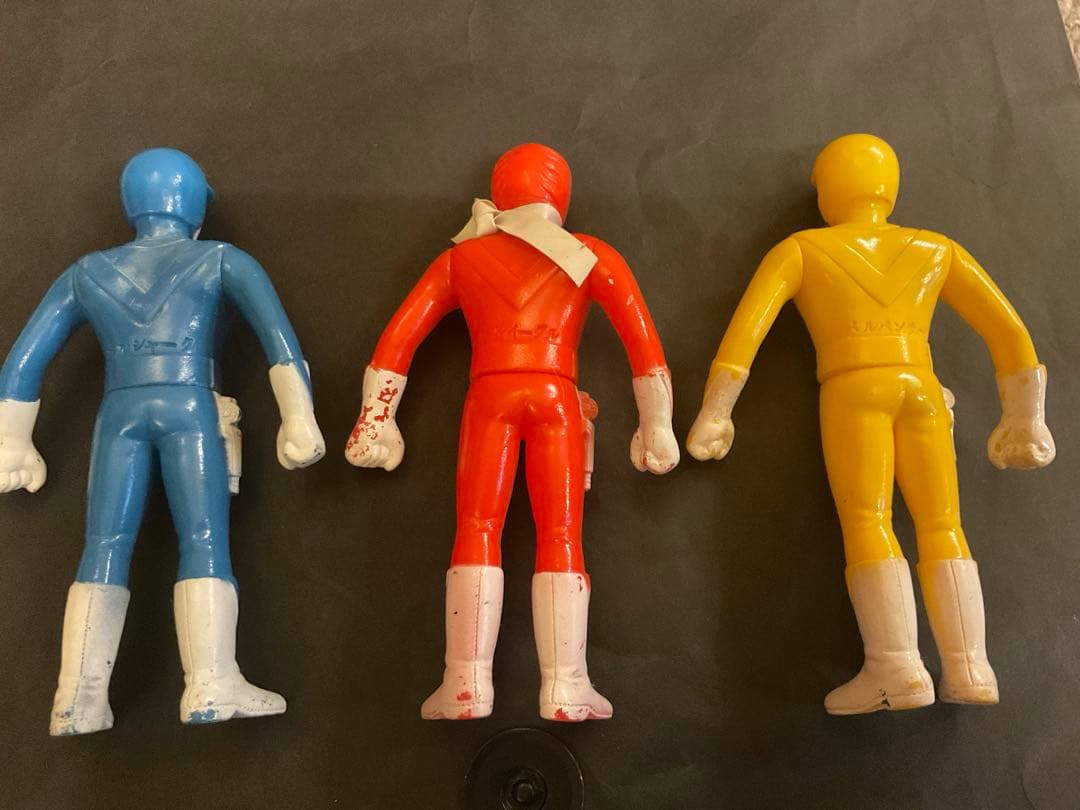 サンバルカン　ポピー　ソフビ 3体セット　当時物