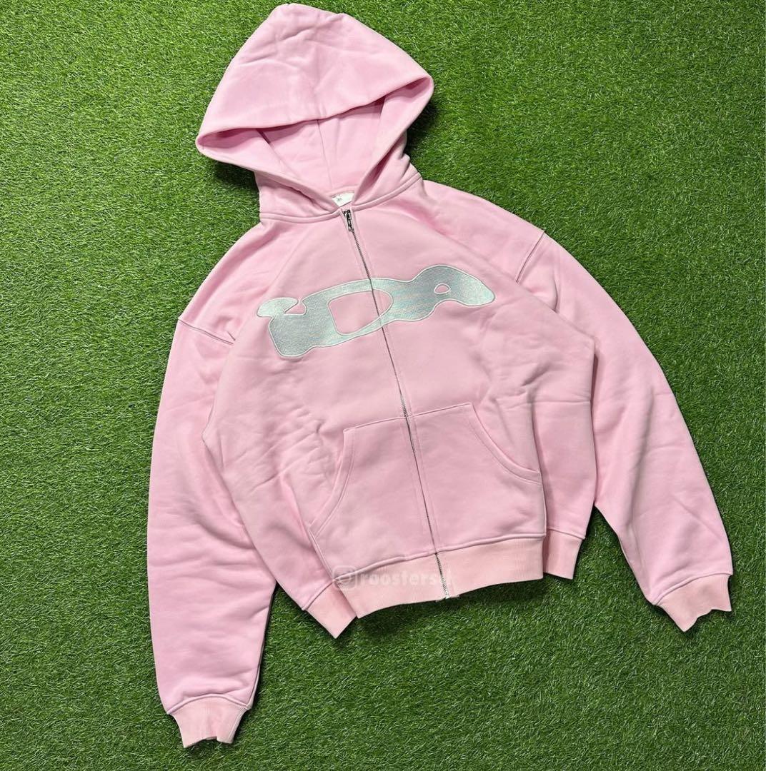 希少 ida sply hoodie ジップパーカー ピンク - メルカリ