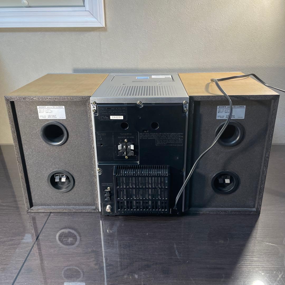ジャンク】SONY ソニー ミニコンポ CD MD カセット HCD-J3MD - メルカリ