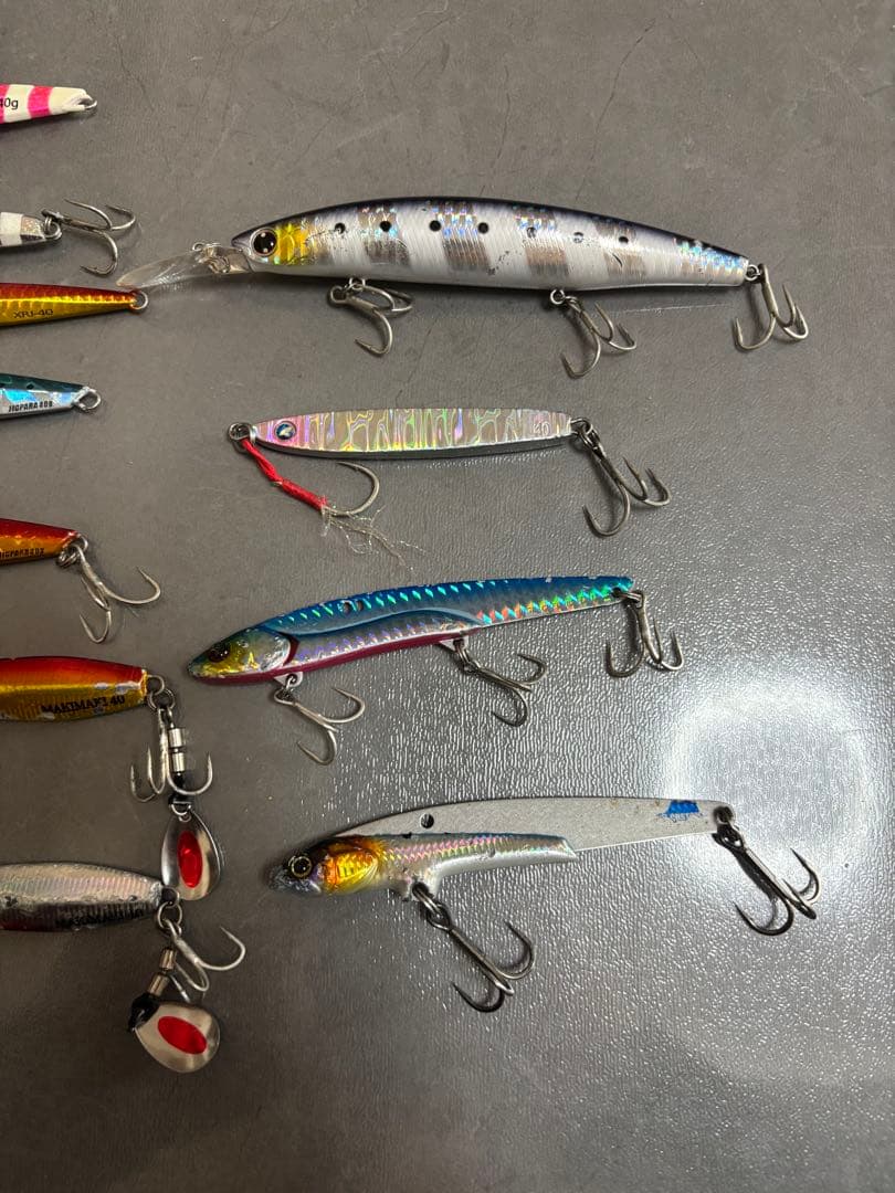 ショアジギング 引退セット14点 セットアッパー125S_DR ビックバッカー