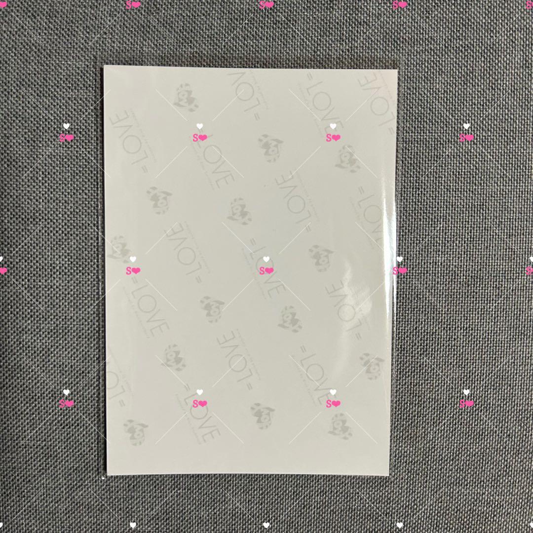 LOVE 佐々木舞香 ラブソングに襲われる 生写真 チュウ 直筆サイン