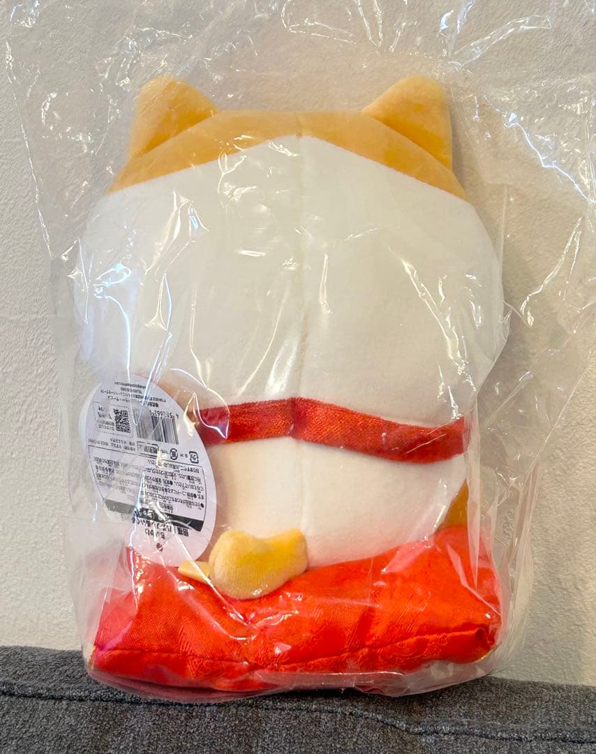 招福！ハチワレぬいぐるみS 【未開封】 招き猫