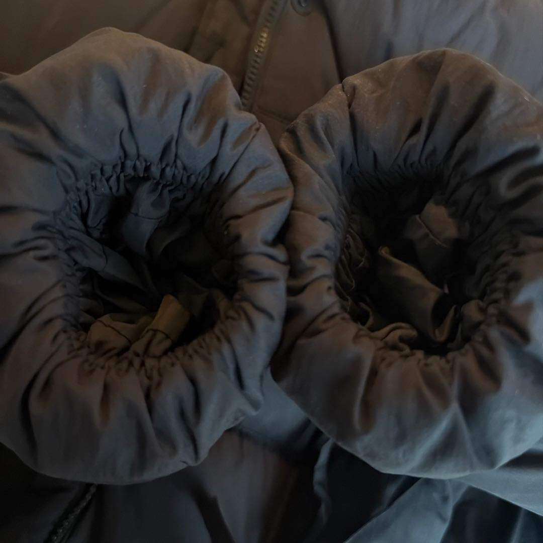 やや白っぽい汚れあり シヌーン sinoon ダウン ジャケット 黒 韓国