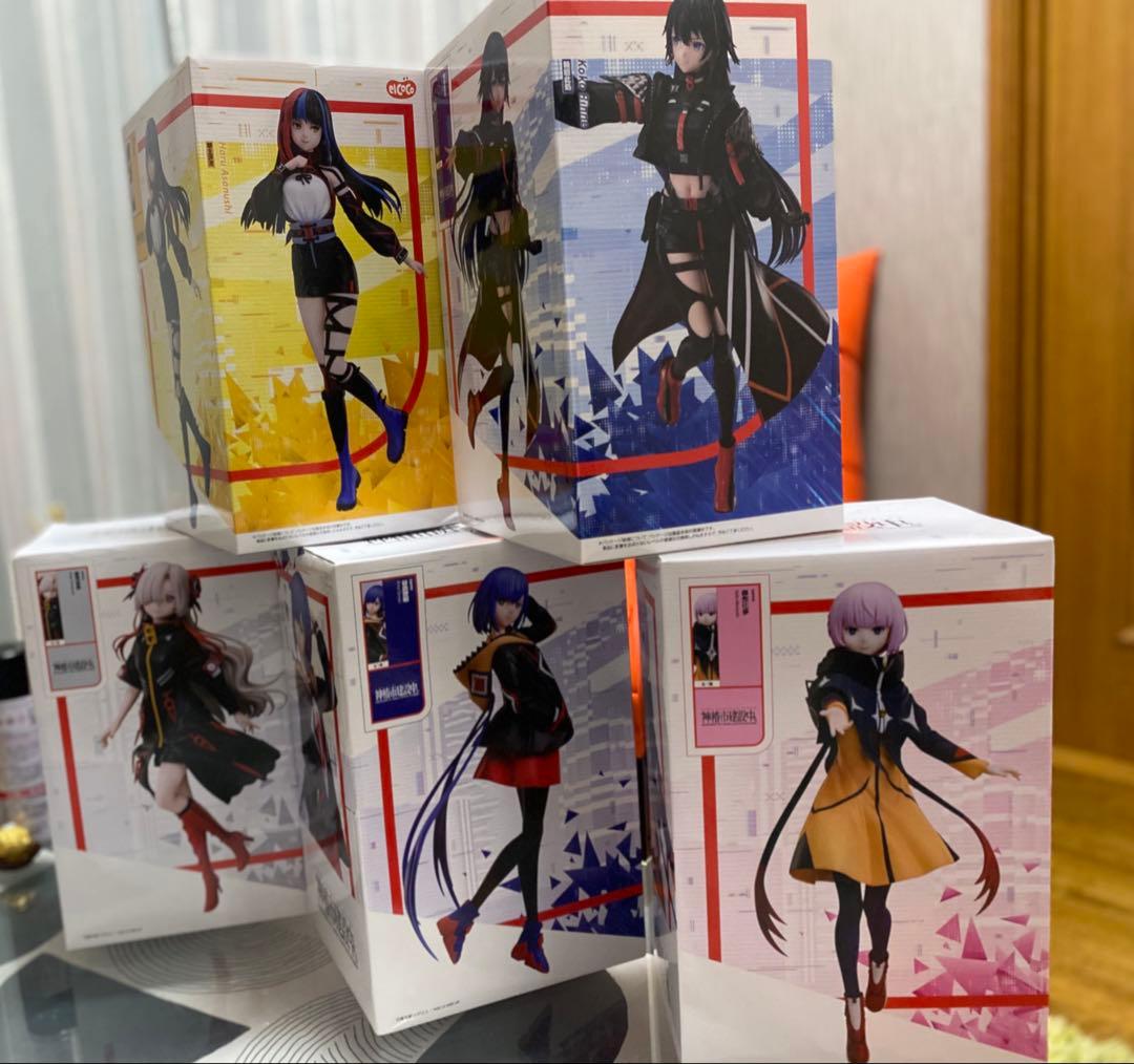 神椿市建設中。 フィギュア 5体セット 新品未開封