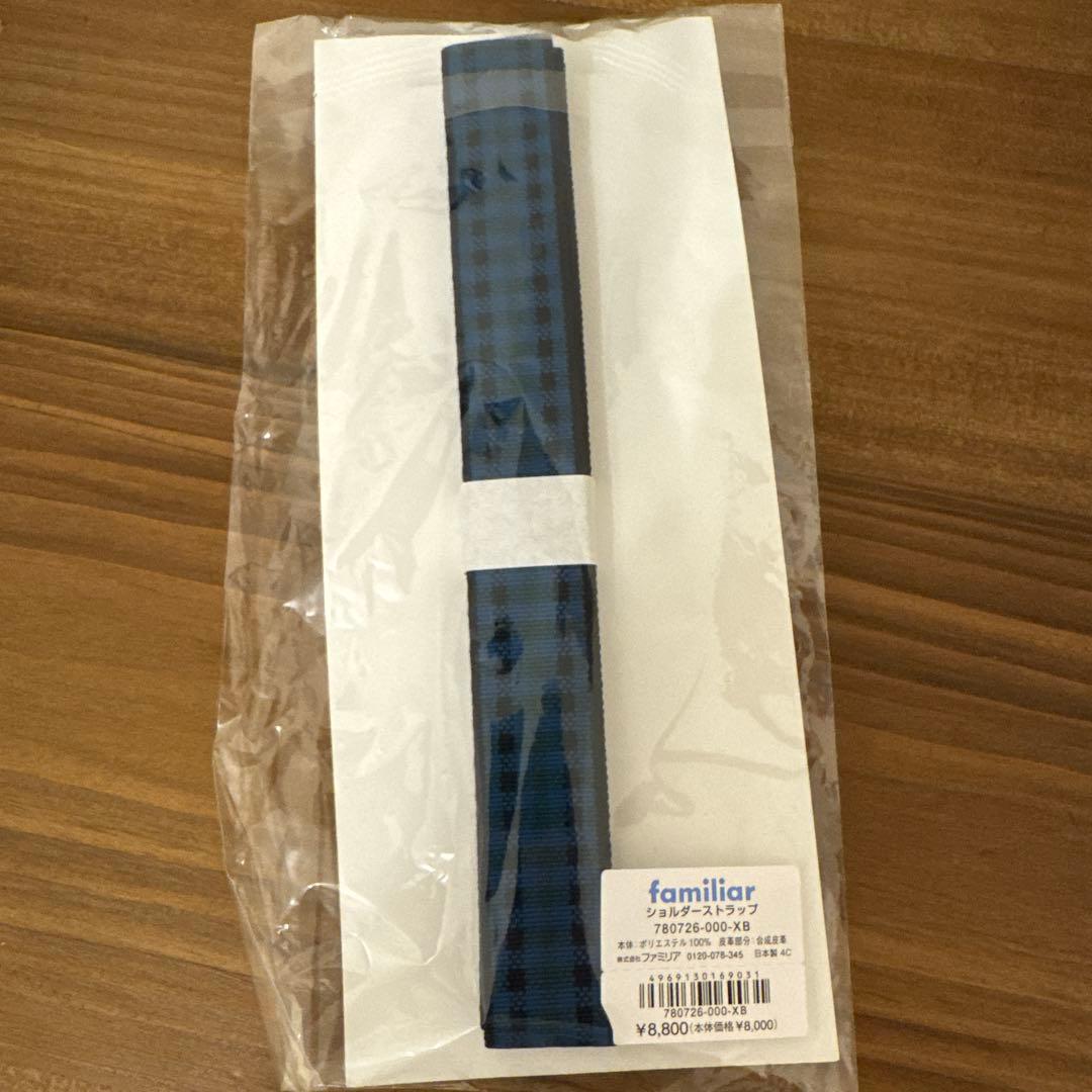 新品未開封 ファミリア familiar ショルダーストラップ スマホ - メルカリ