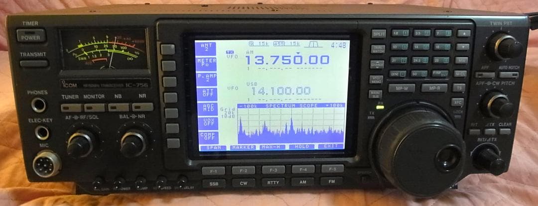 ICOM IC-756 HFトランシーバー 現状品