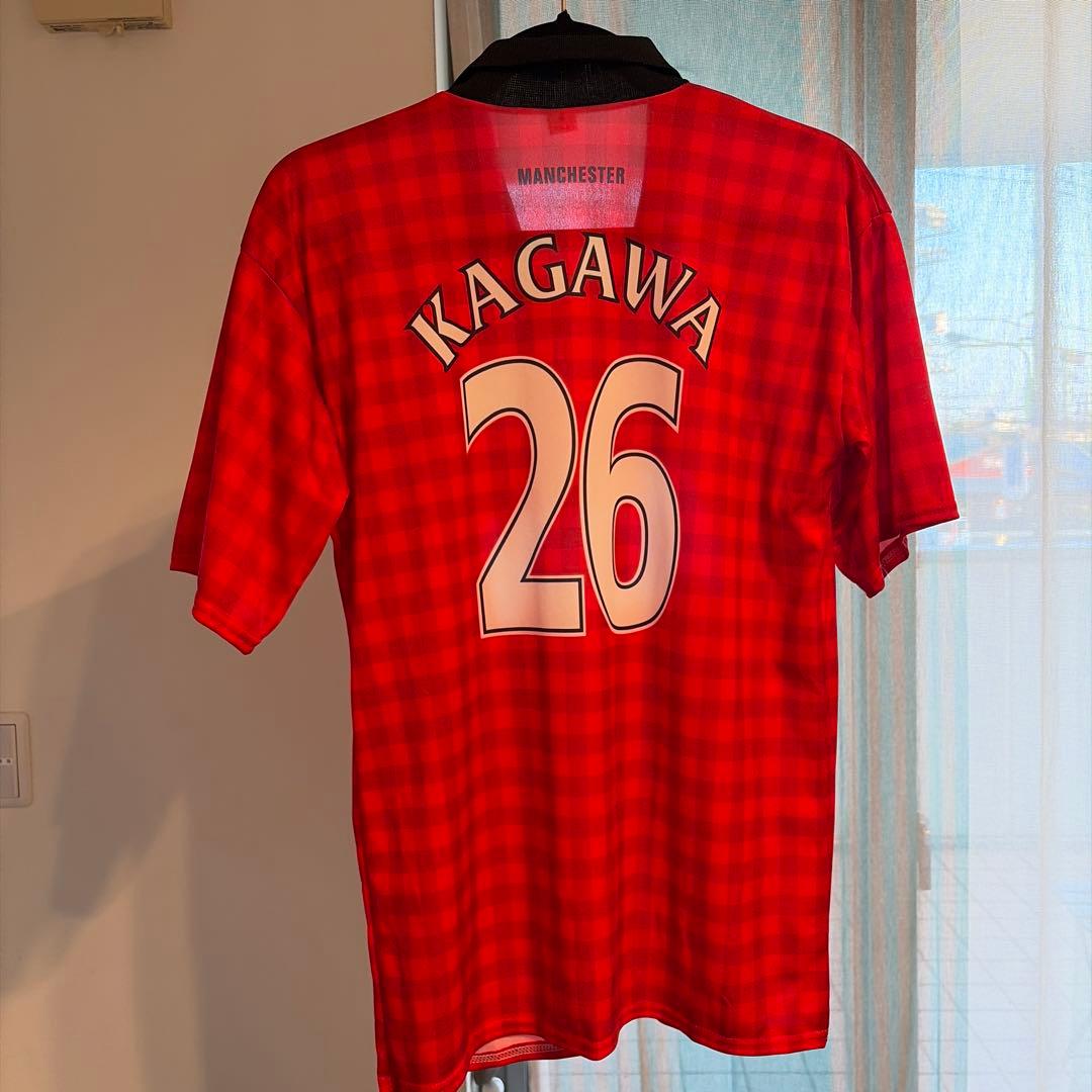 マンチェスター・ユナイテッド 香川真司 26 レッドチェックシャツ