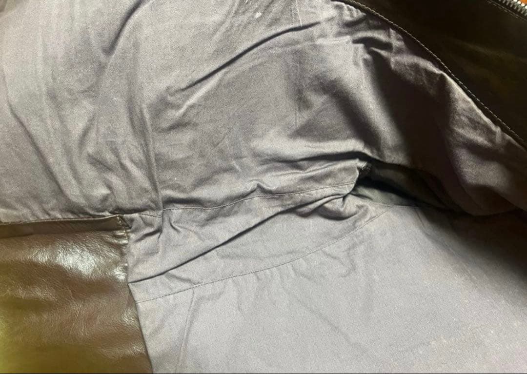 マルジェラ レザー ライダース 八の字 ブラウン 46 本人期 2006年