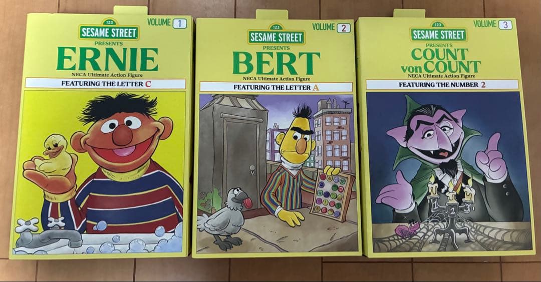 NECA セサミストリート アルティメット7インチアクションフィギュア3体セット NECA セサミストリート アルティメット7インチアクションフィギュア3体