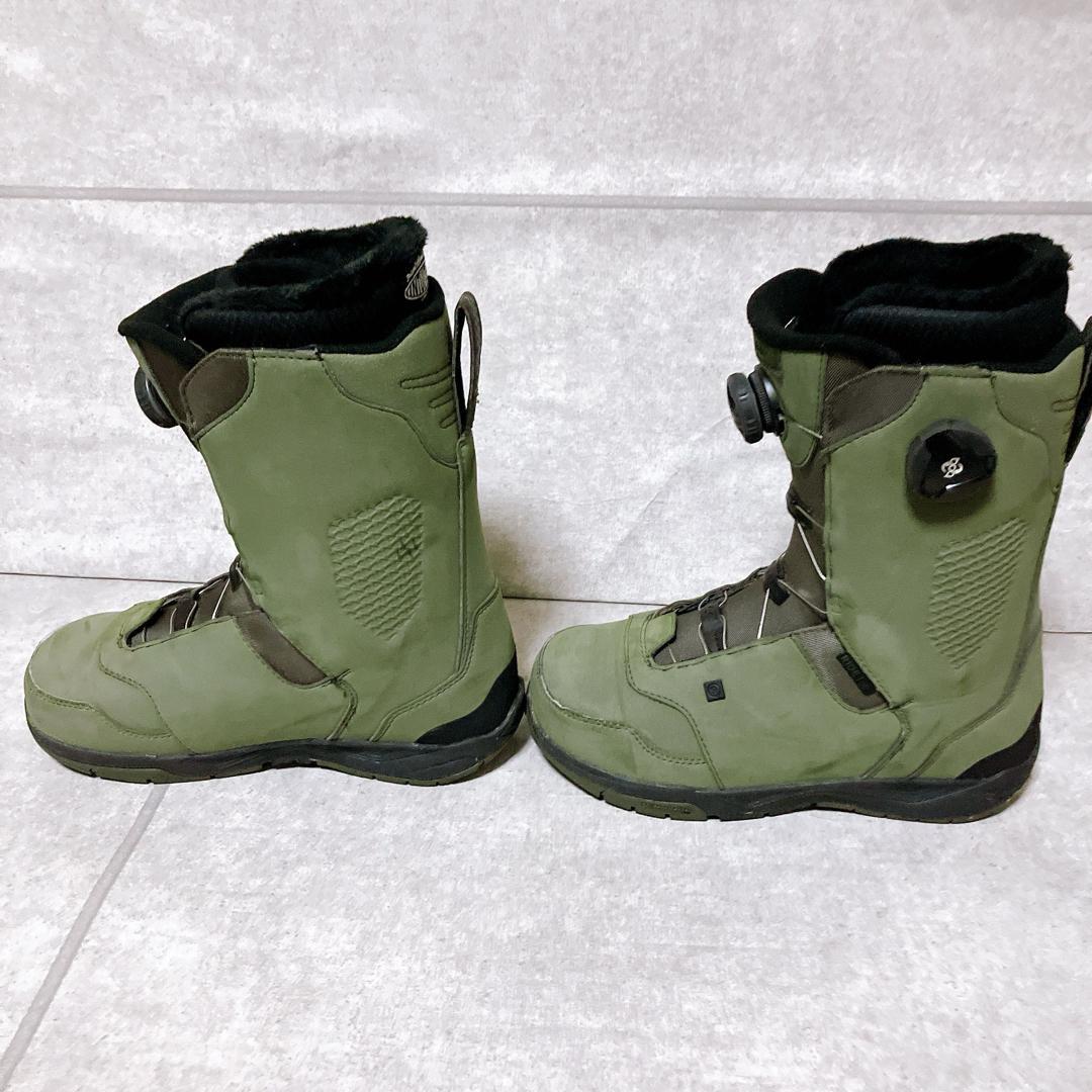 RIDE LASSO BOA スノーボード ブーツ 25.0cm カーキ 美品