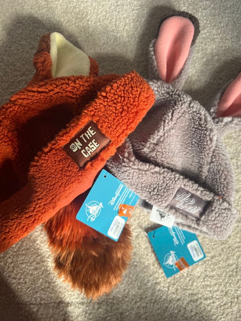 新品タグ付 ズートピア ファンキャップ ニック ジュディ 香港