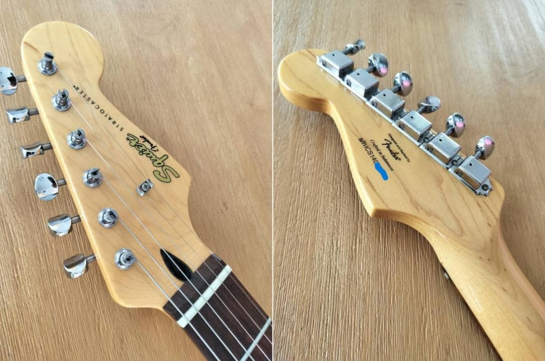 Squier VM Surf ストラトキャスター サーフグリーン ギグバッグ付