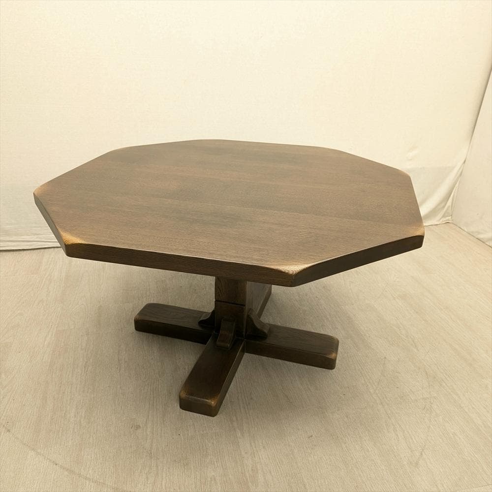 柏木工　ウィルダネス　飛騨家具　楢 ナラ材　ダイニングテーブル　食卓　八角形 ダイニングテーブル 八角 テーブル 2人 4人用 おしゃれ セット 完成品