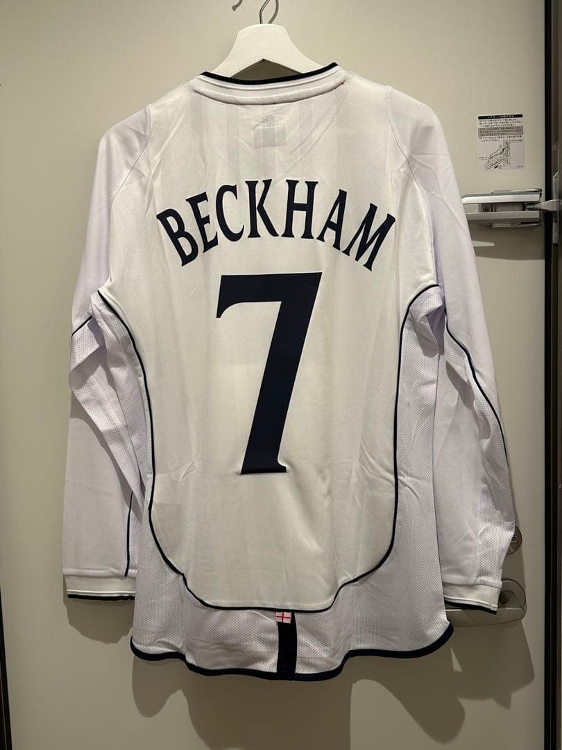 イングランド代表 2002W 長袖 サッカーユニフォーム - メルカリ