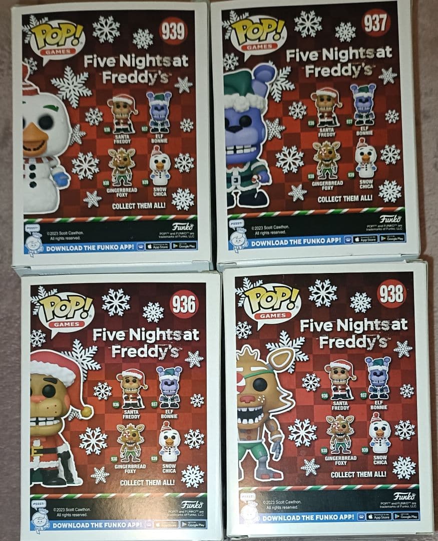 ファイブナイツアットフレディーズ　ホリデー　フィギュア