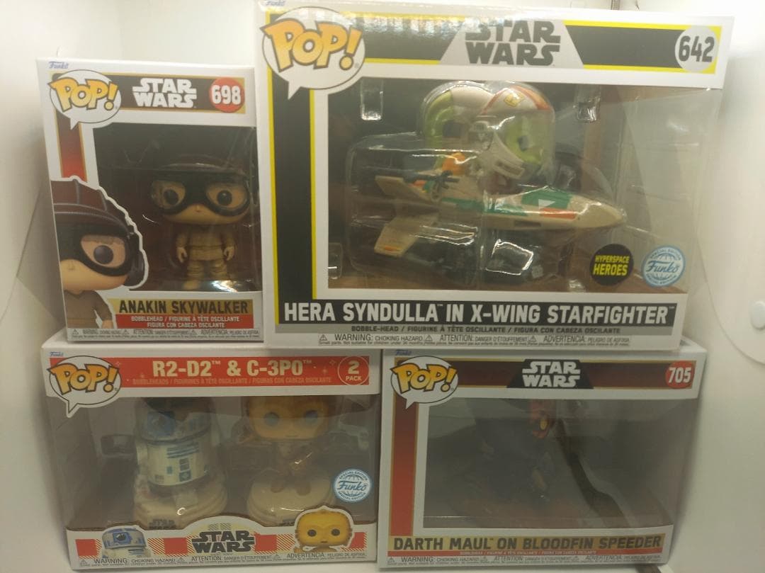 FUNKO POP! スターウォーズ 4点(５体)セット