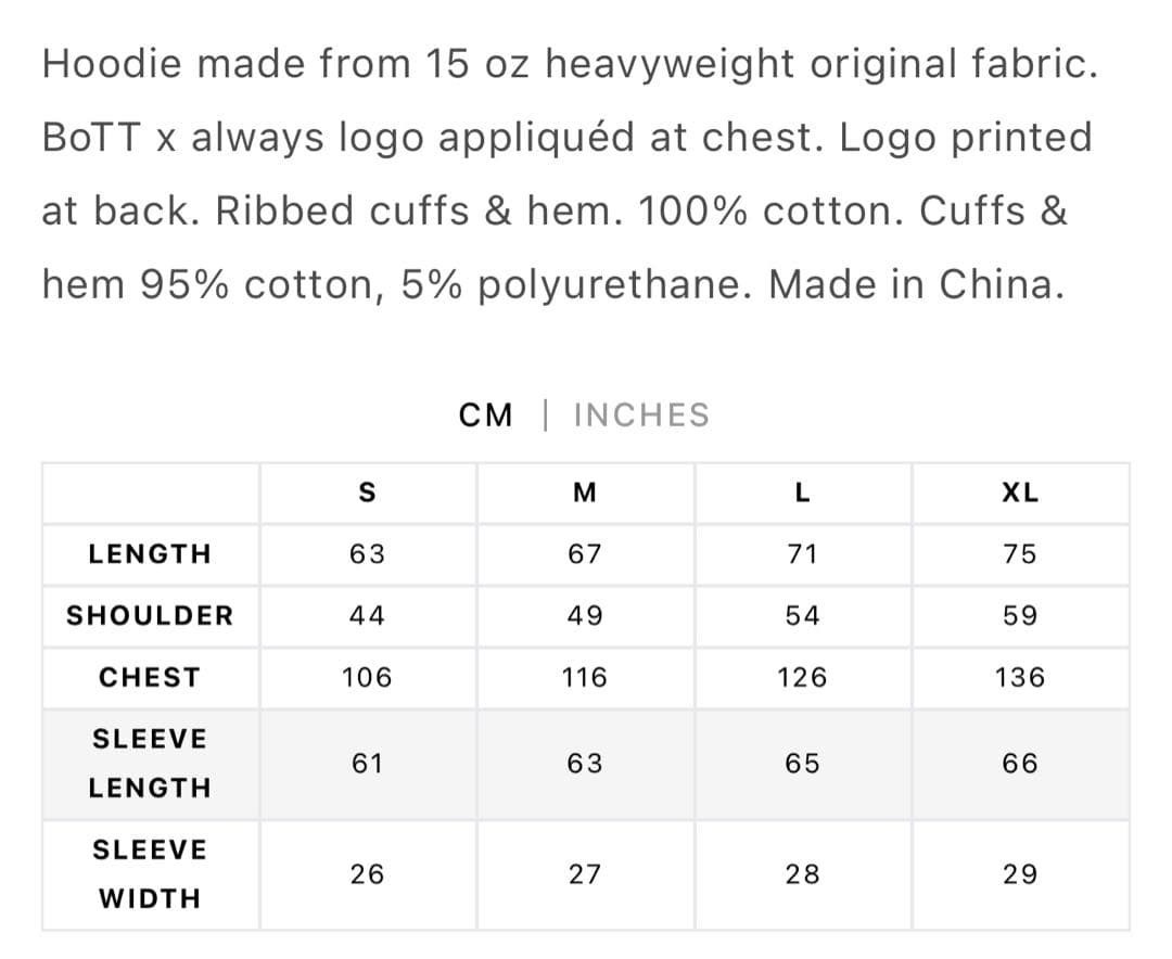 トップス BoTT x Always Pullover Hoodie \"Gray\"