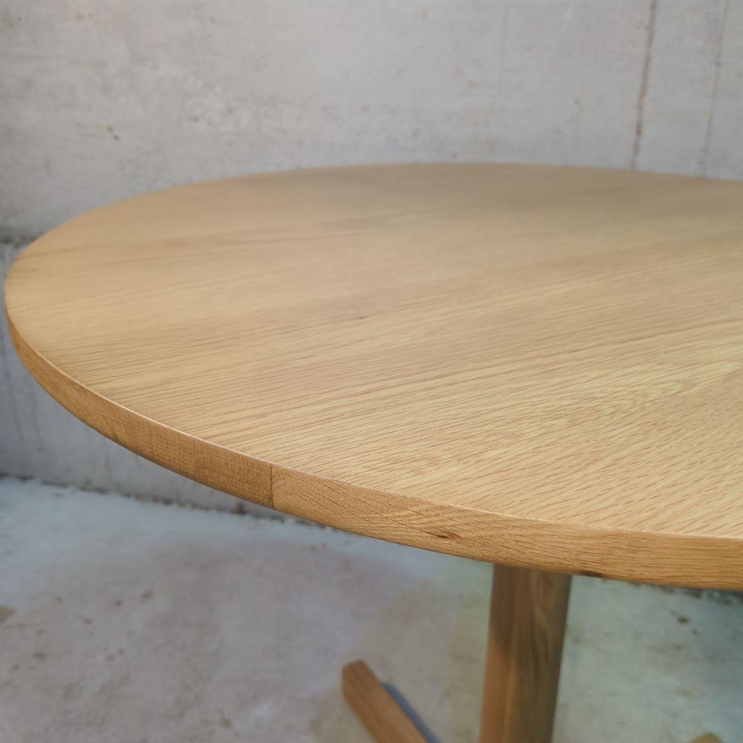 美品！unico LENKI ラウンドテーブル 80 ナチュラル 北欧 25年製