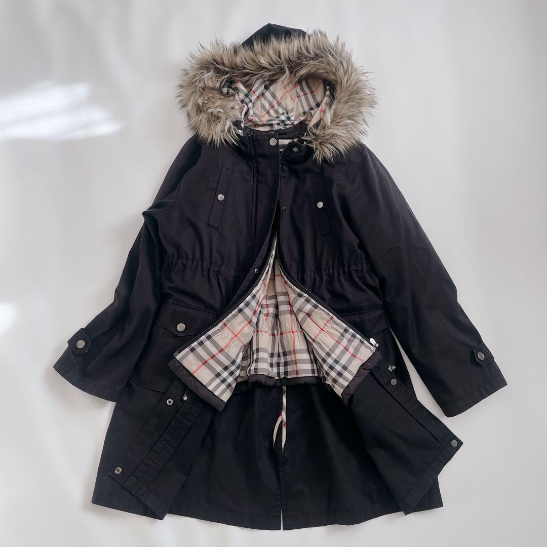 美品✨バーバリーロンドン 3way トレンチコート ライナー ファーノバ