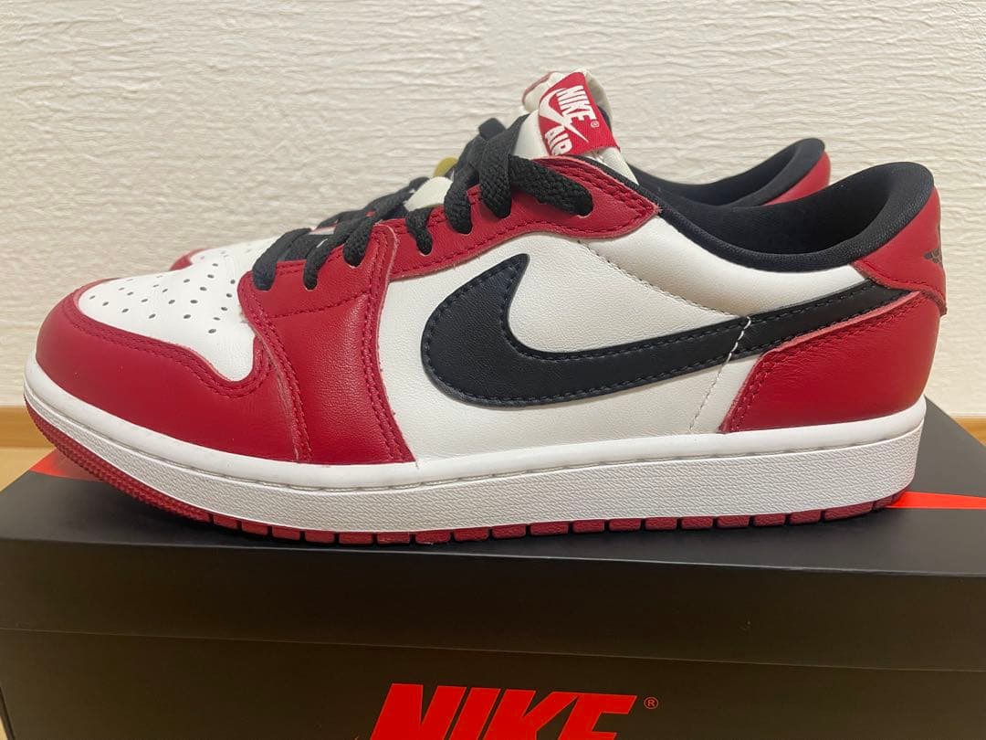 靴 Nike Air Jordan 1 Retro Low OG \"Chicago\"