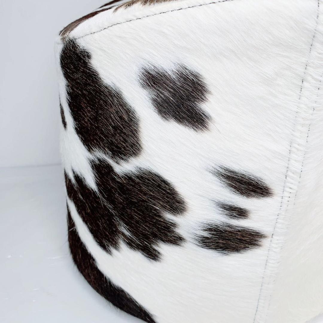 IKEA 牛革 ハラコスツール イケア ストックホルム スツール 牛毛皮 黒