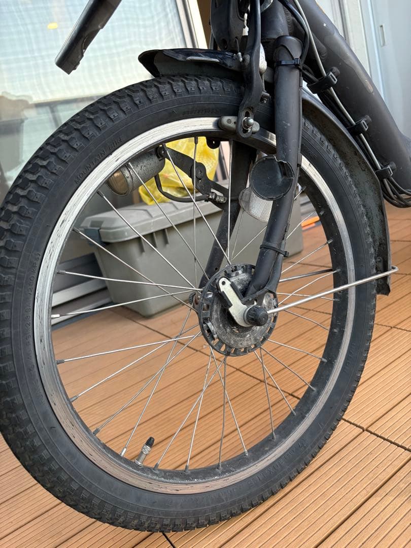 【引取限定】アンジェリーノプティットe／チャイルドシート／12.3Ah／現状渡し