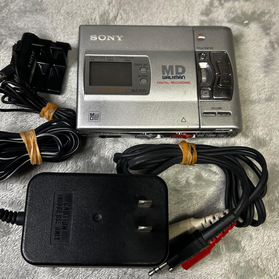 SONY MDレコーダー MZ-R50 ポータブルプレーヤー - メルカリ