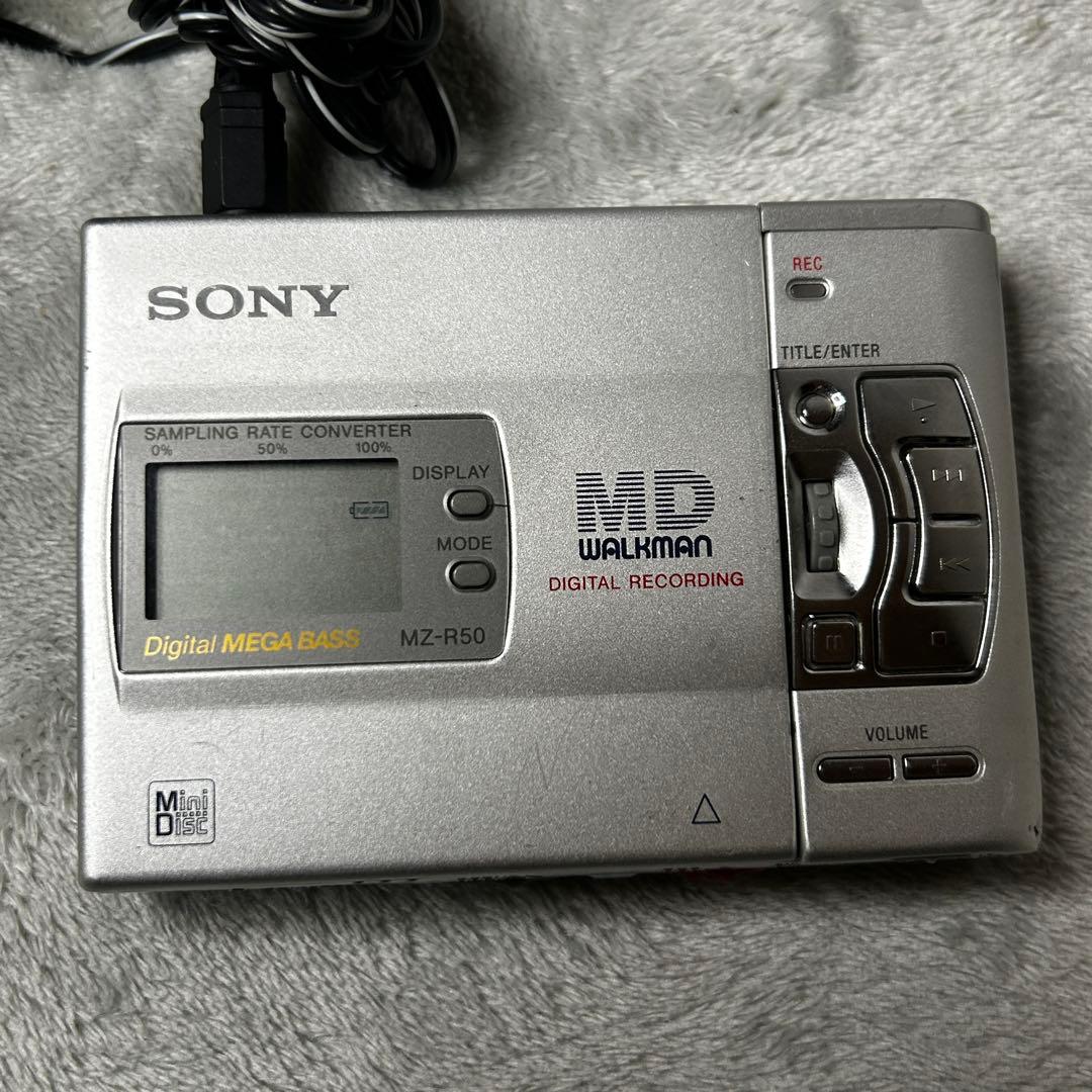 SONY MDレコーダー MZ-R50 ポータブルプレーヤー - メルカリ