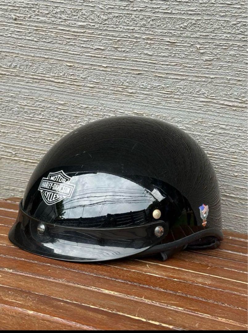 中古】ハーレーダビッドソン ハーフヘルメット ブラック M - メルカリ