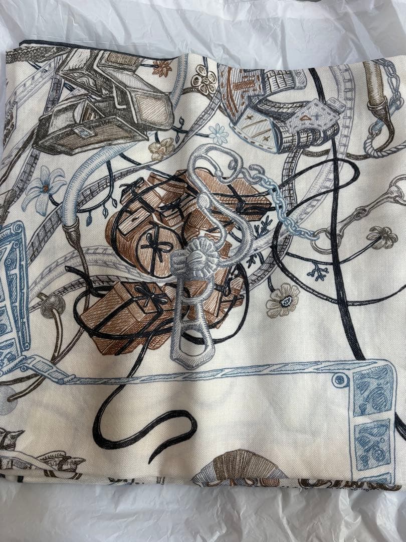 新品未使用 エルメス カレジェアン 《エルメスの世界》　カシシル　タグ付き