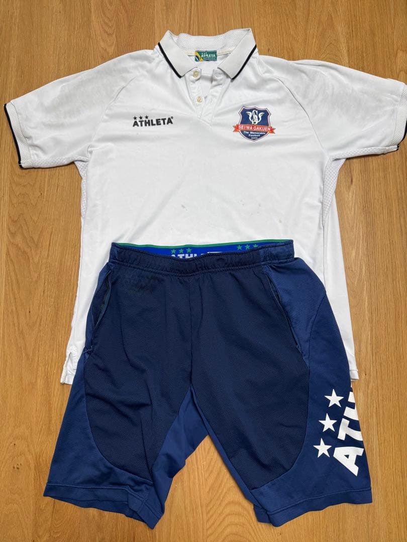 聖和学園 サッカー部 ポロシャツハーフパンツセット(Oサイズ) - メルカリ