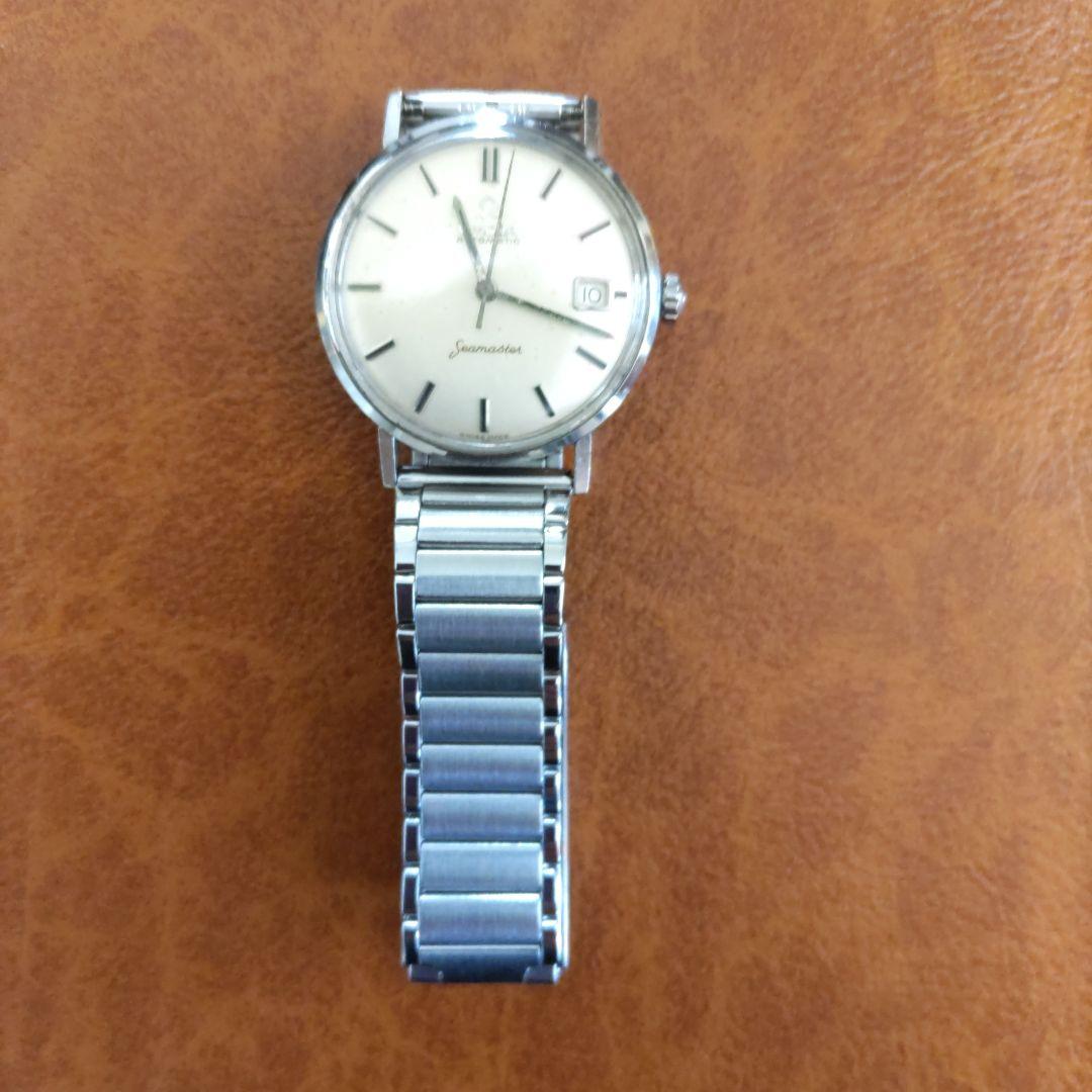 OMEGASeamaster自動巻き 下がりＳマーク シーホース刻印アンティーク O-7354| オメガ シーマスター 自動巻き オメガロゴ刻印リューズ付 新品