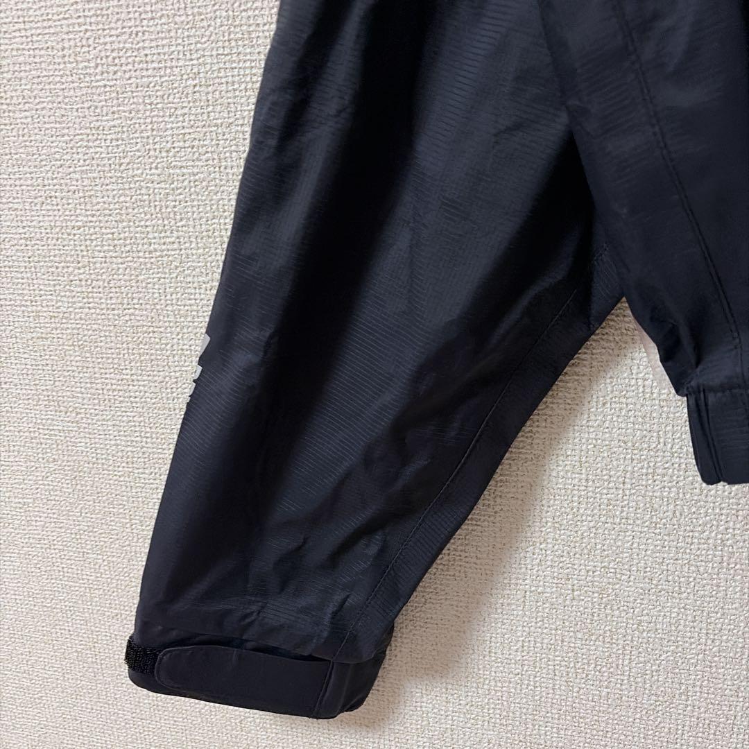 VARIVAS 】バリバス ドライアーマー フード付きレインウェア 釣具 黒M