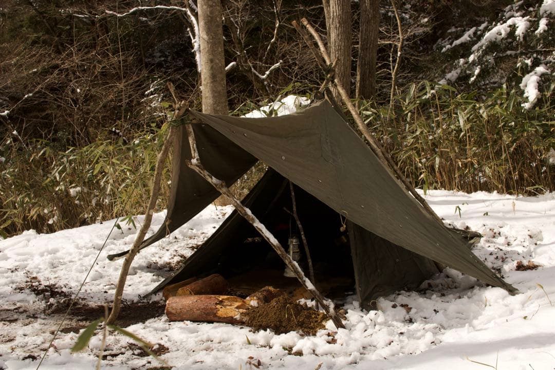 スウェーデン軍幕 初期グレー 5枚セット ポール付き - メルカリ