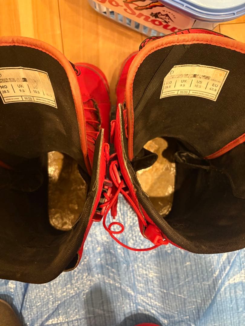 DEELUXE ディーラックス スノーボードブーツ 28.5cm レッド