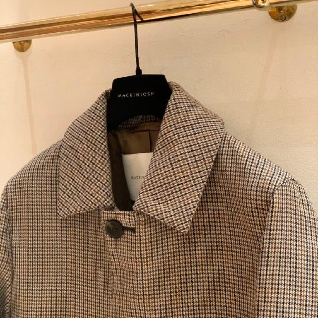 マッキントッシュ ビームスエフ別注 ダンケルド ガンクラブ ステン