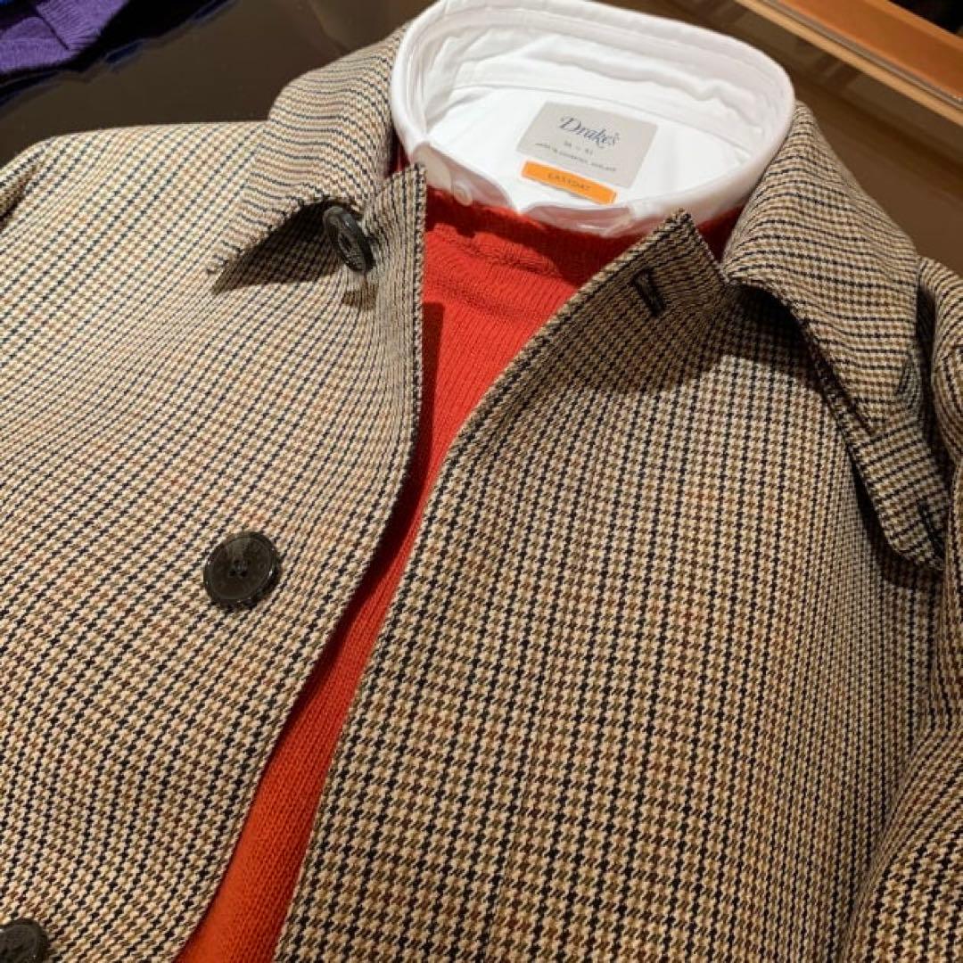 マッキントッシュ ビームスエフ別注 ダンケルド ガンクラブ ステン