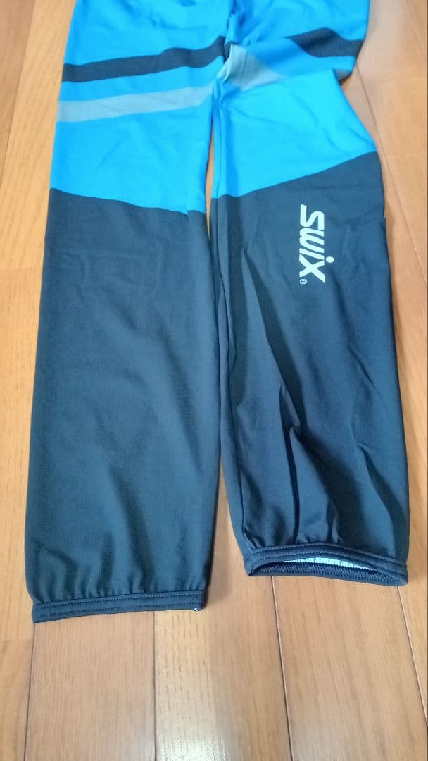 swixクロカンスキーjrレーシングツーピー青色164cm - メルカリ