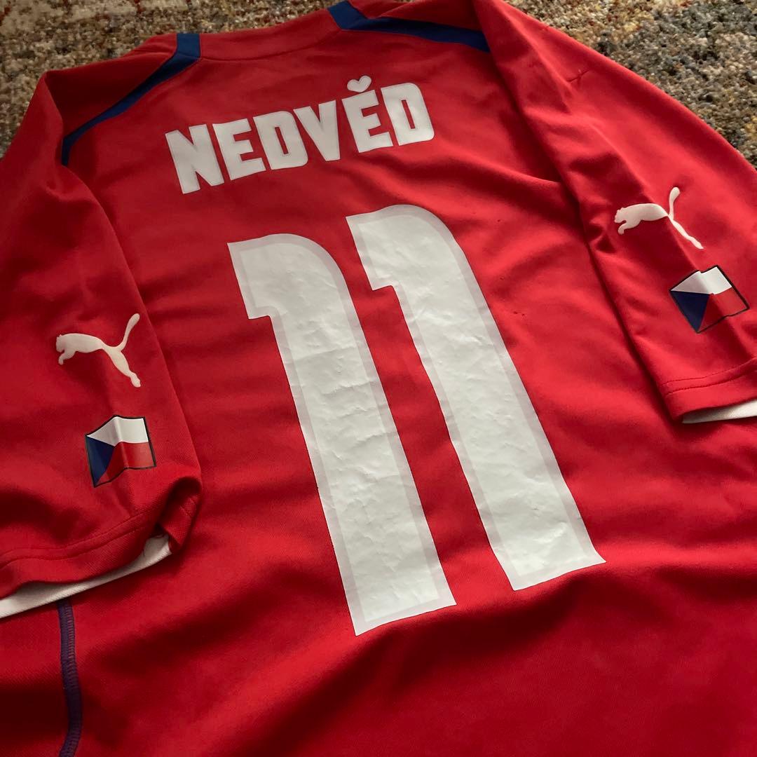 正規】04年 チェコ代表 ネドベド ネドヴェド サッカー ユニフォーム