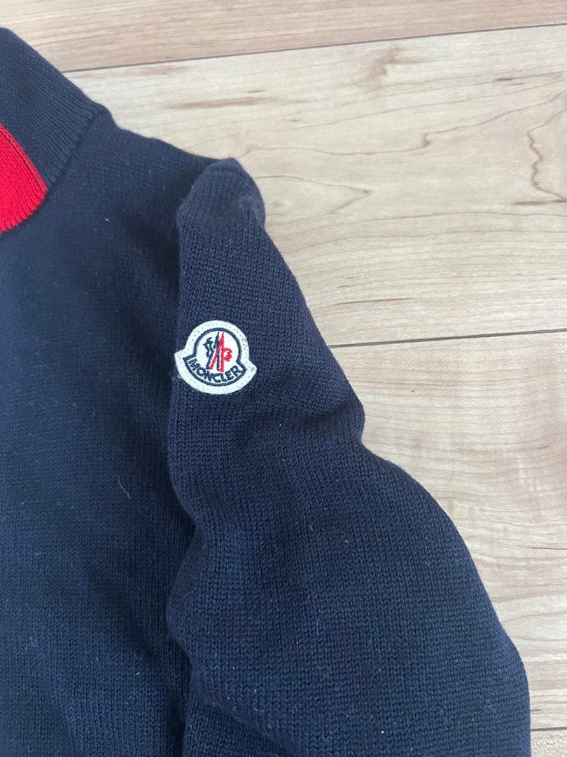 に*ん様 MONCLER ネイビー フルジップセーター - トップス工場 直営 店
