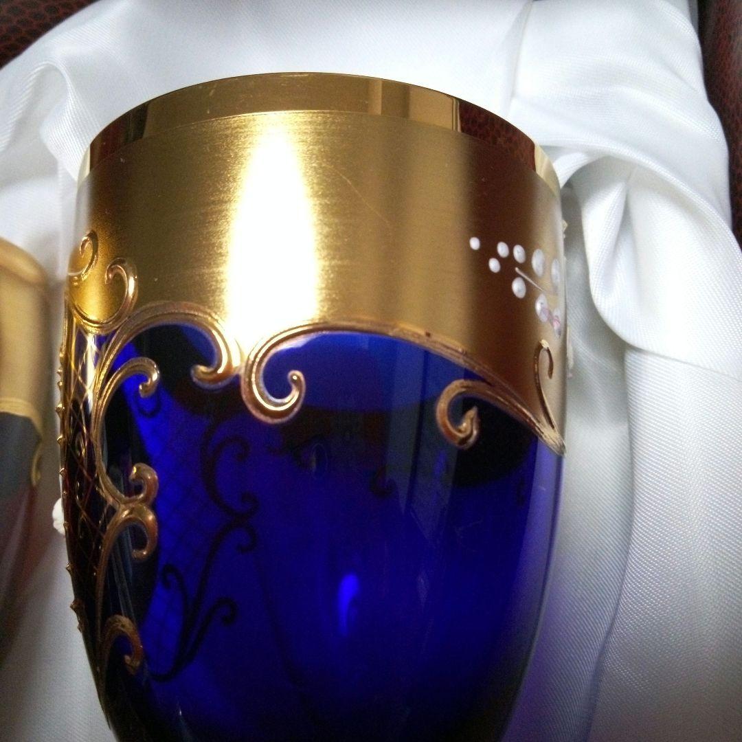 未使用・美品 】ラグーナムラノ ベネチアングラス 24金 金彩