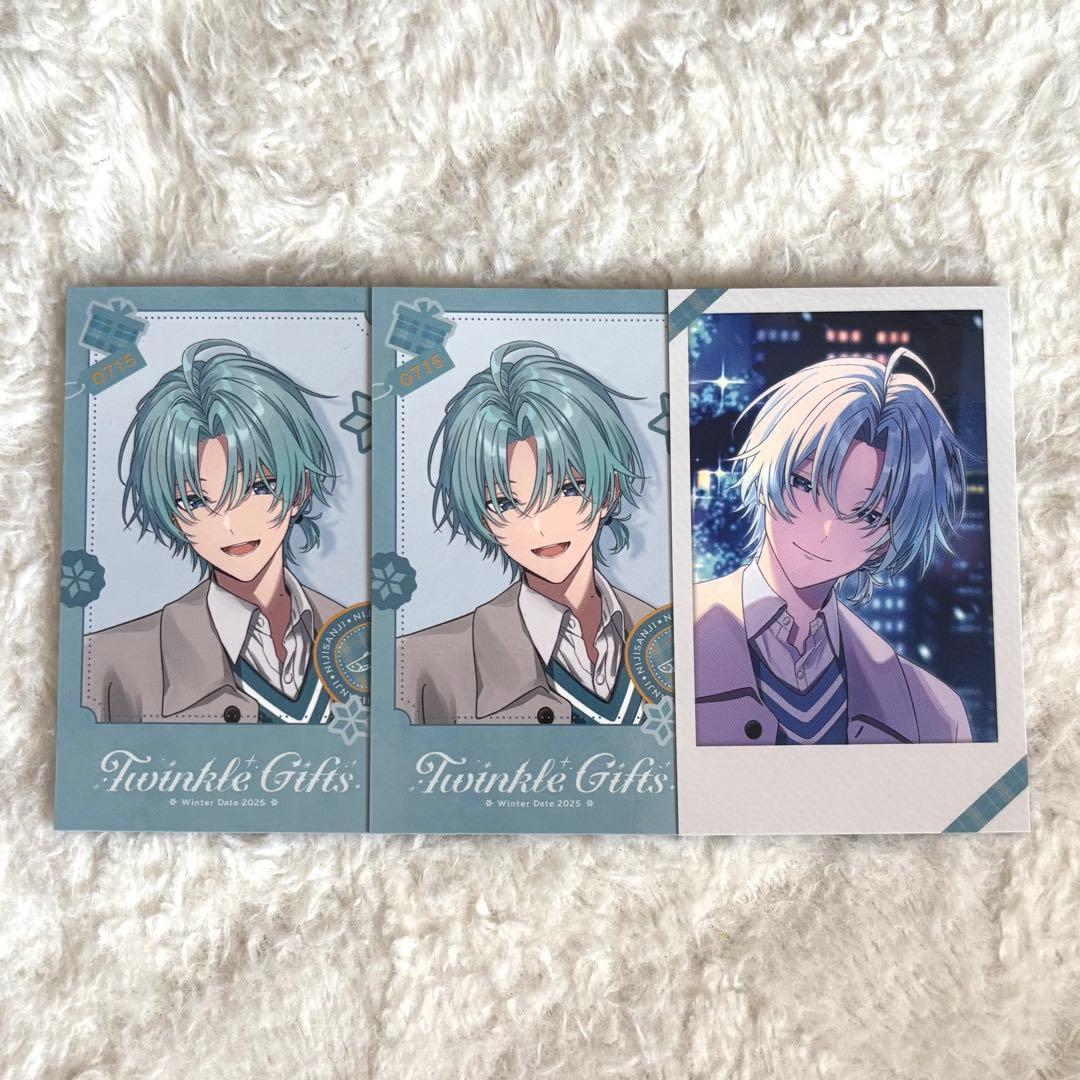 にじさんじ Speciale 渚トラウト ウィンターデート チェキ風カード