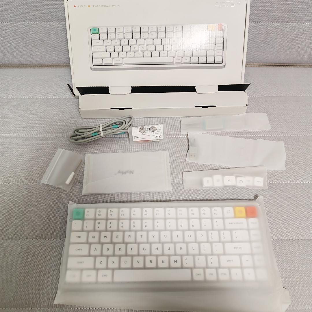 Nuphy Air75 V3 US配列 Blush Nano軸 ANSI 英字 - メルカリ