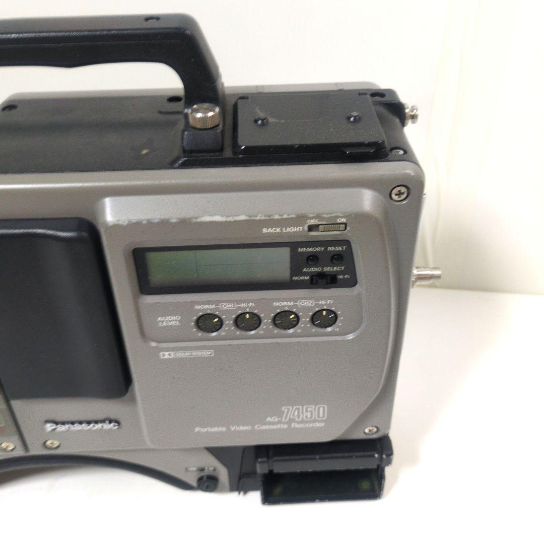 レトロ】パナソニック WV-F250 ビデオカメラ AG-7450 - メルカリ